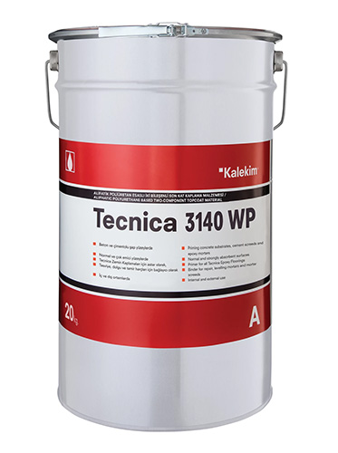 Двухкомпонентная битумнополиуретановая гидроизоляция Tecnica 3140 WP A 20 кг, Kalekim
